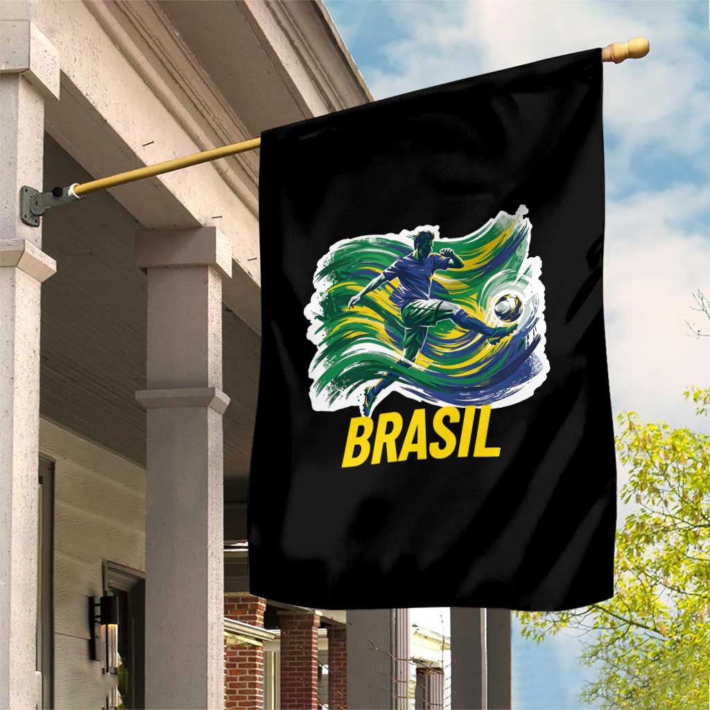 Brazil Soccer Brasil Flag Patriotic Sports Garden Flag Brazilian Football Fan Supporter