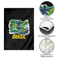 Brazil Soccer Brasil Flag Patriotic Sports Garden Flag Brazilian Football Fan Supporter