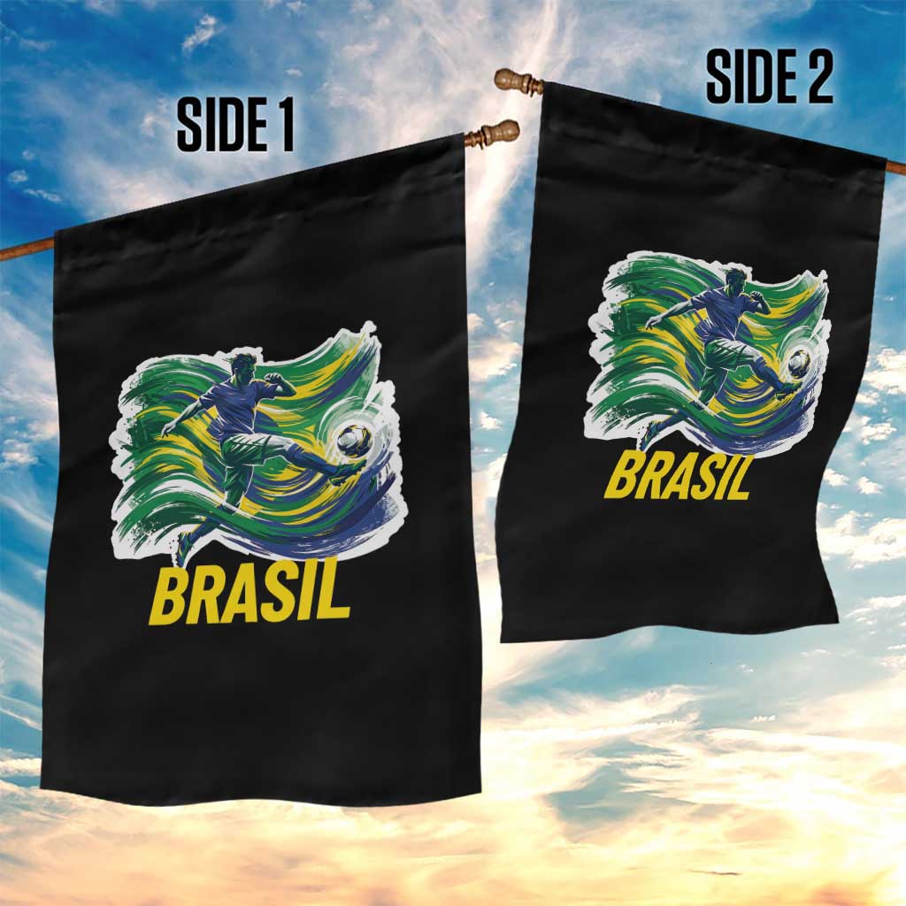 Brazil Soccer Brasil Flag Patriotic Sports Garden Flag Brazilian Football Fan Supporter