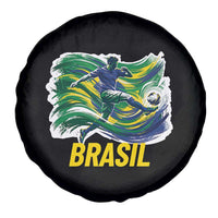 Brazil Soccer Brasil Flag Patriotic Sports Spare Tire Cover Brazilian Football Fan Supporter