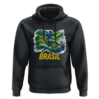 Soccer Brazil Brasil Flag Patriotic Sports Hoodie Brazilian Football Fan Supporter