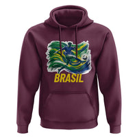 Soccer Brazil Brasil Flag Patriotic Sports Hoodie Brazilian Football Fan Supporter