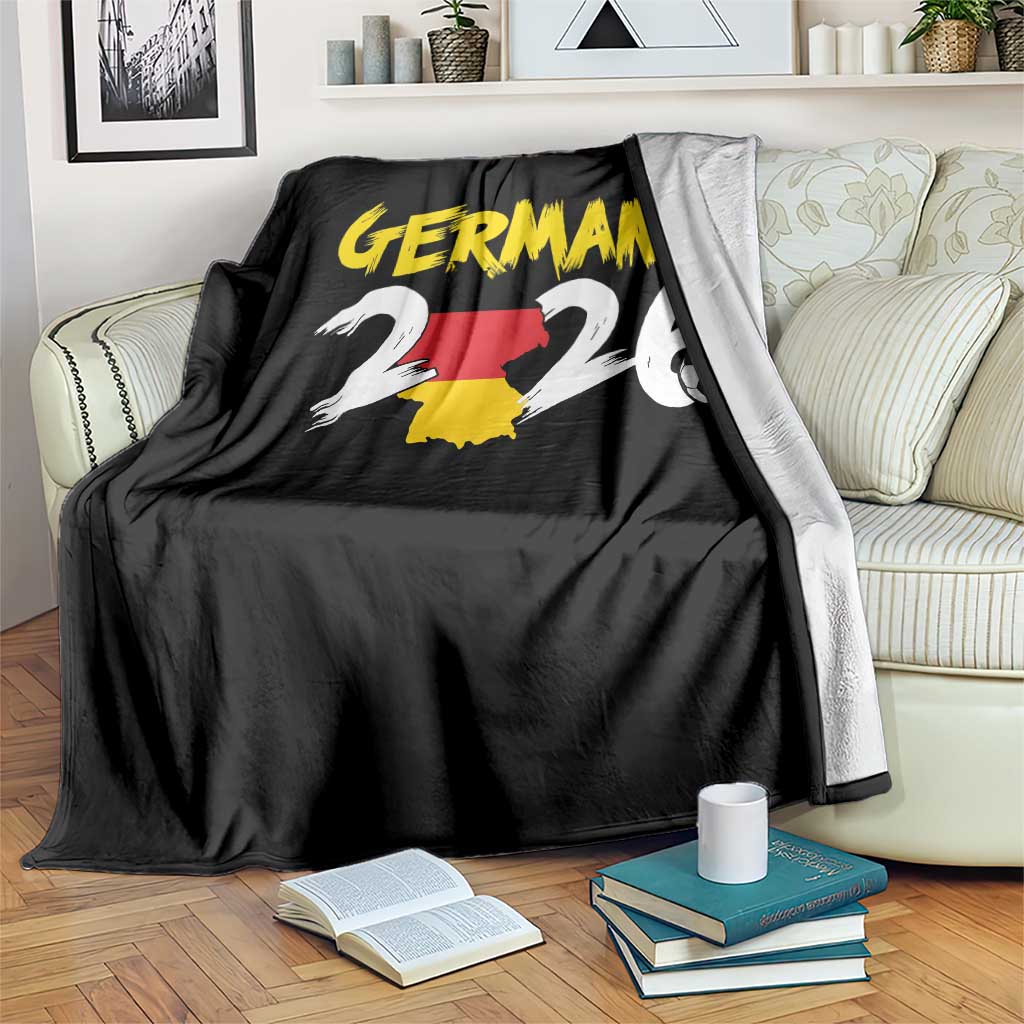 Deutschland Flag German Pride Throw Blanket Germany Soccer Lover Football Fans