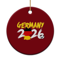 Deutschland Flag German Pride Ceramic Ornament Germany Soccer Lover Football Fans