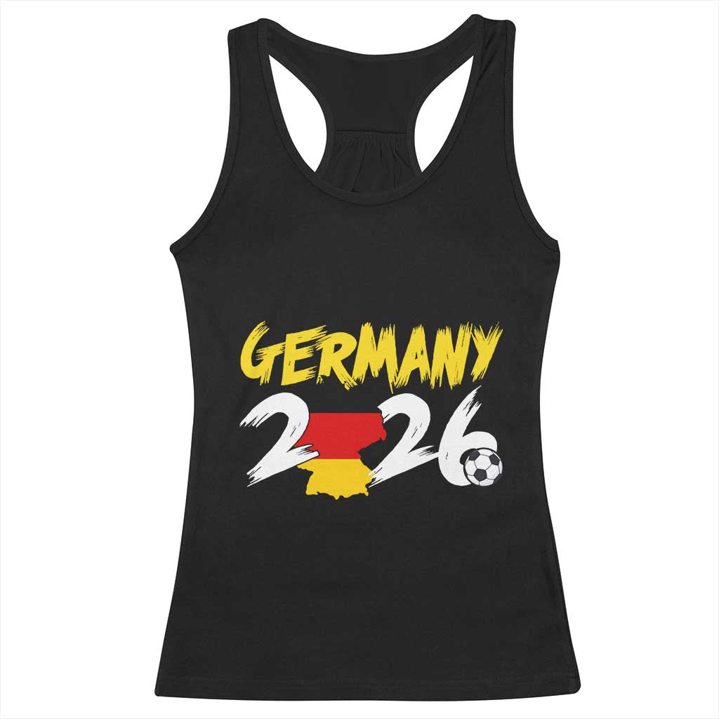 Deutschland Flag of German Pride Germany Flag Racerback Tank Top