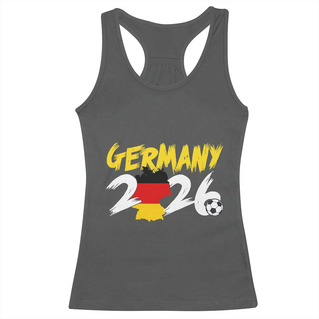 Deutschland Flag of German Pride Germany Flag Racerback Tank Top