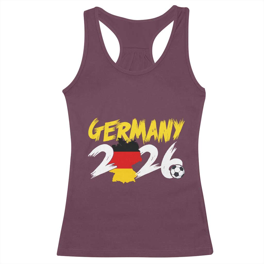 Deutschland Flag of German Pride Germany Flag Racerback Tank Top