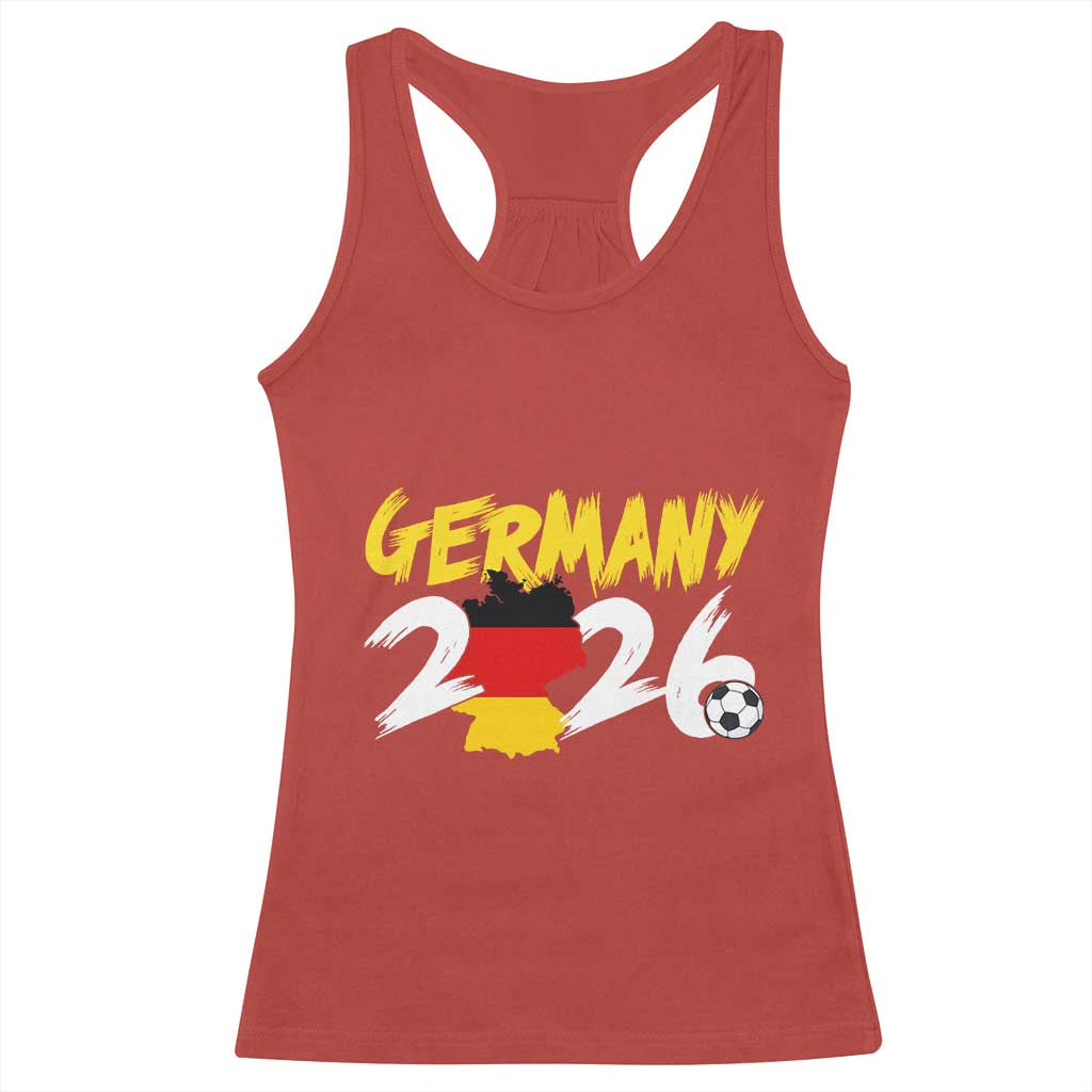 Deutschland Flag of German Pride Germany Flag Racerback Tank Top