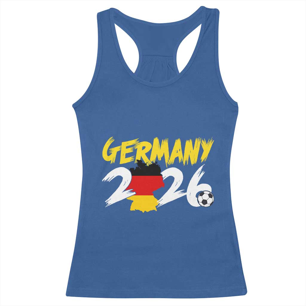 Deutschland Flag of German Pride Germany Flag Racerback Tank Top