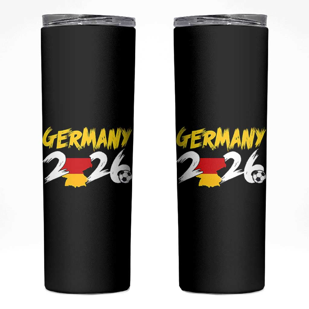 Deutschland Flag German Pride Skinny Tumbler Germany Soccer Lover Football Fans