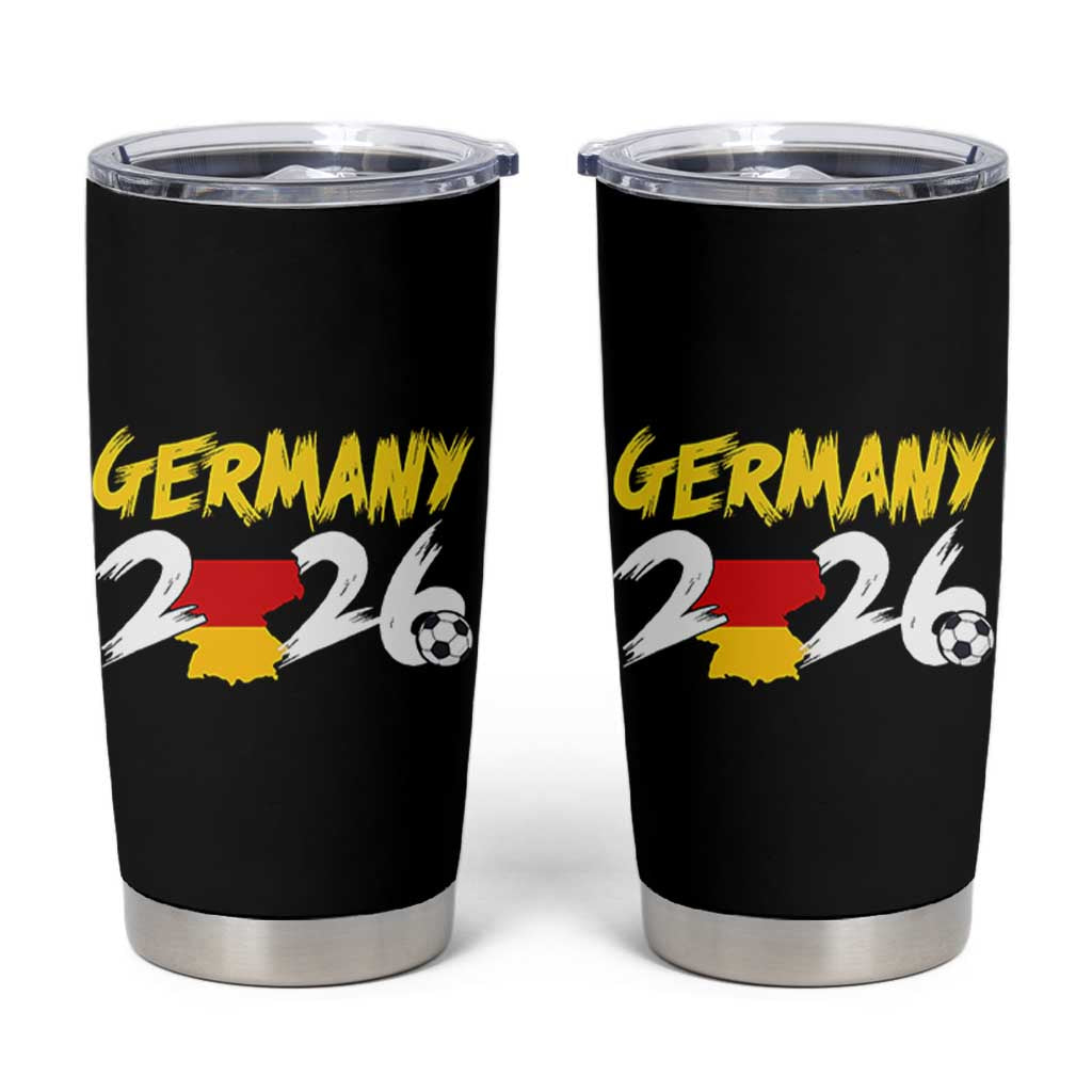 Deutschland Flag German Pride Tumbler Cup Germany Soccer Lover Football Fans