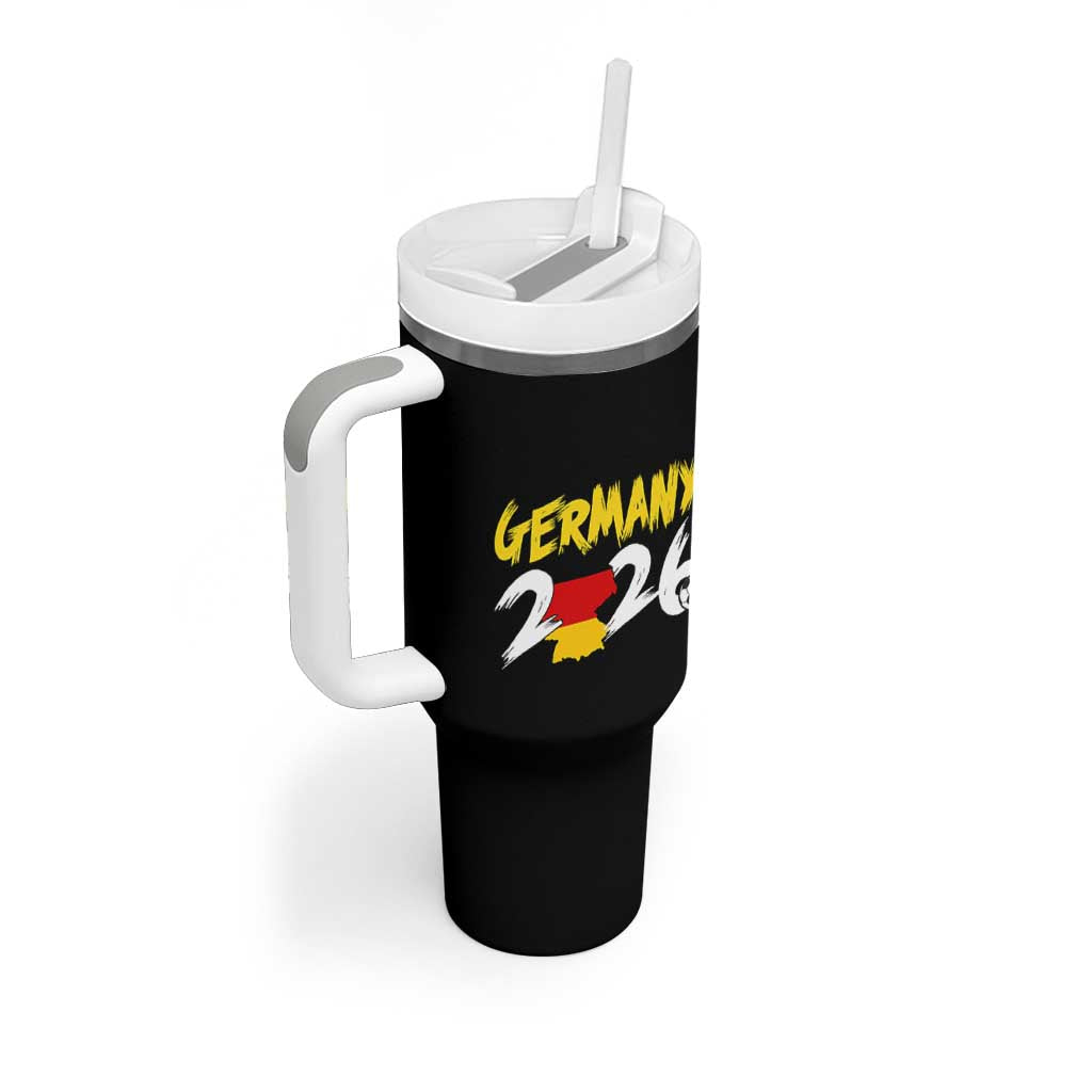Deutschland Flag German Pride Tumbler With Handle Germany Soccer Lover Football Fans