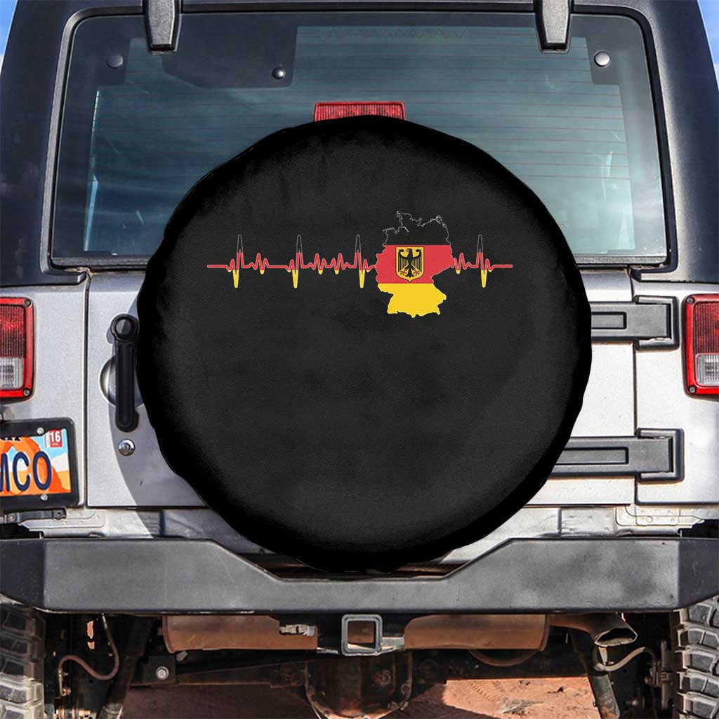 Deutschland Flag Eagle Vintage German Heritage Pride Spare Tire Cover