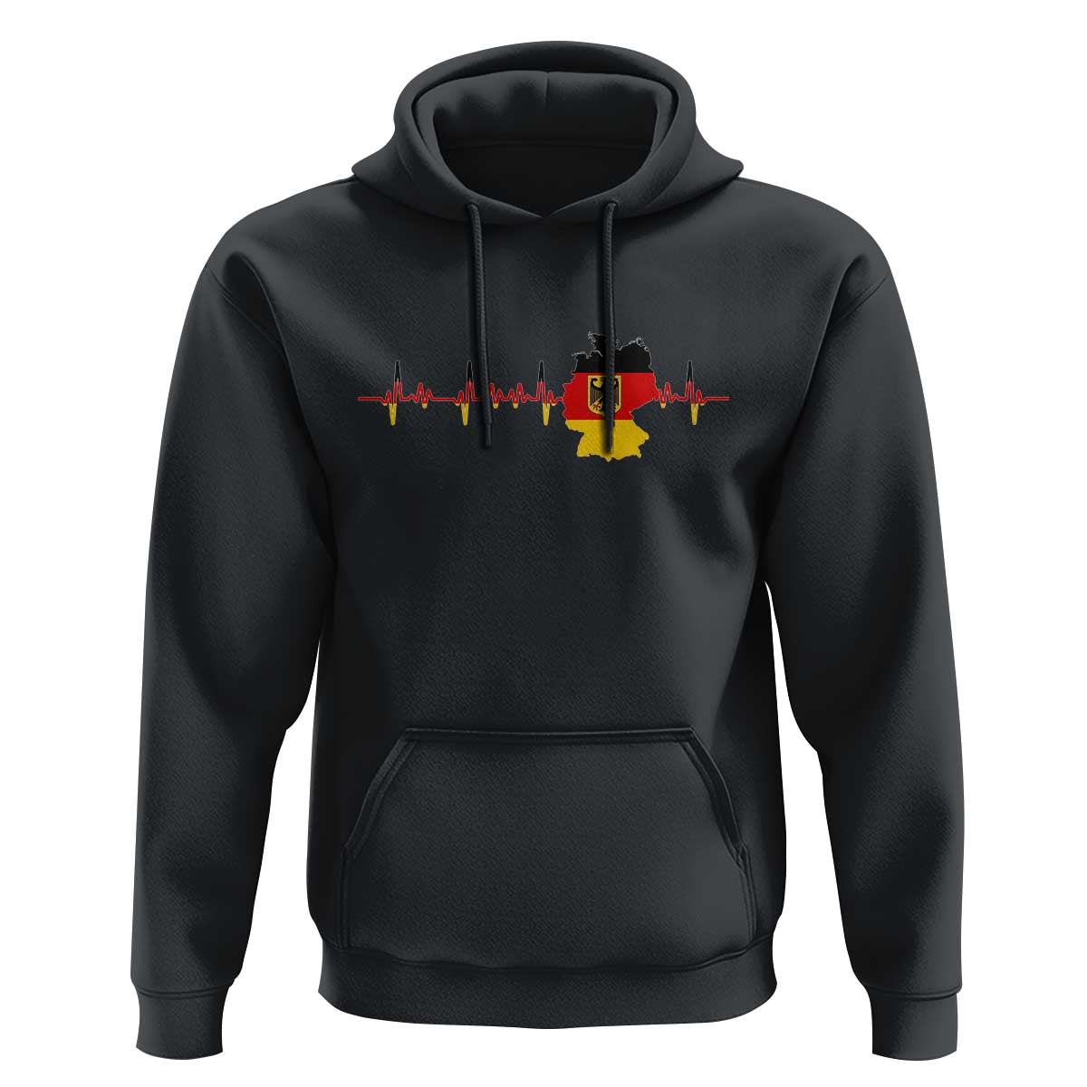 Deutschland Flag Eagle Vintage German Heritage Pride Hoodie