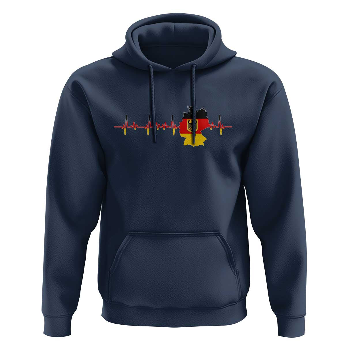 Deutschland Flag Eagle Vintage German Heritage Pride Hoodie