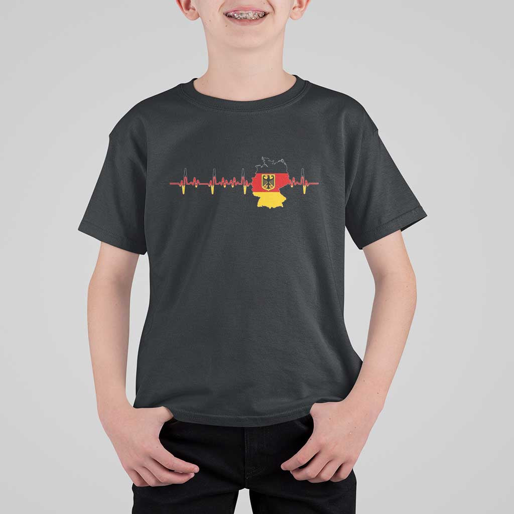 Deutschland Flag Eagle Vintage German Heritage Pride T Shirt For Kid