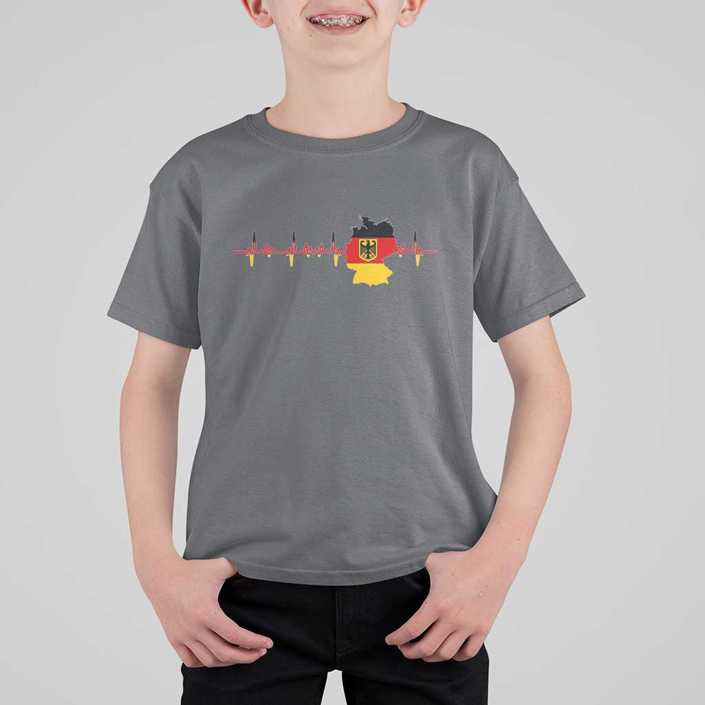 Deutschland Flag Eagle Vintage German Heritage Pride T Shirt For Kid