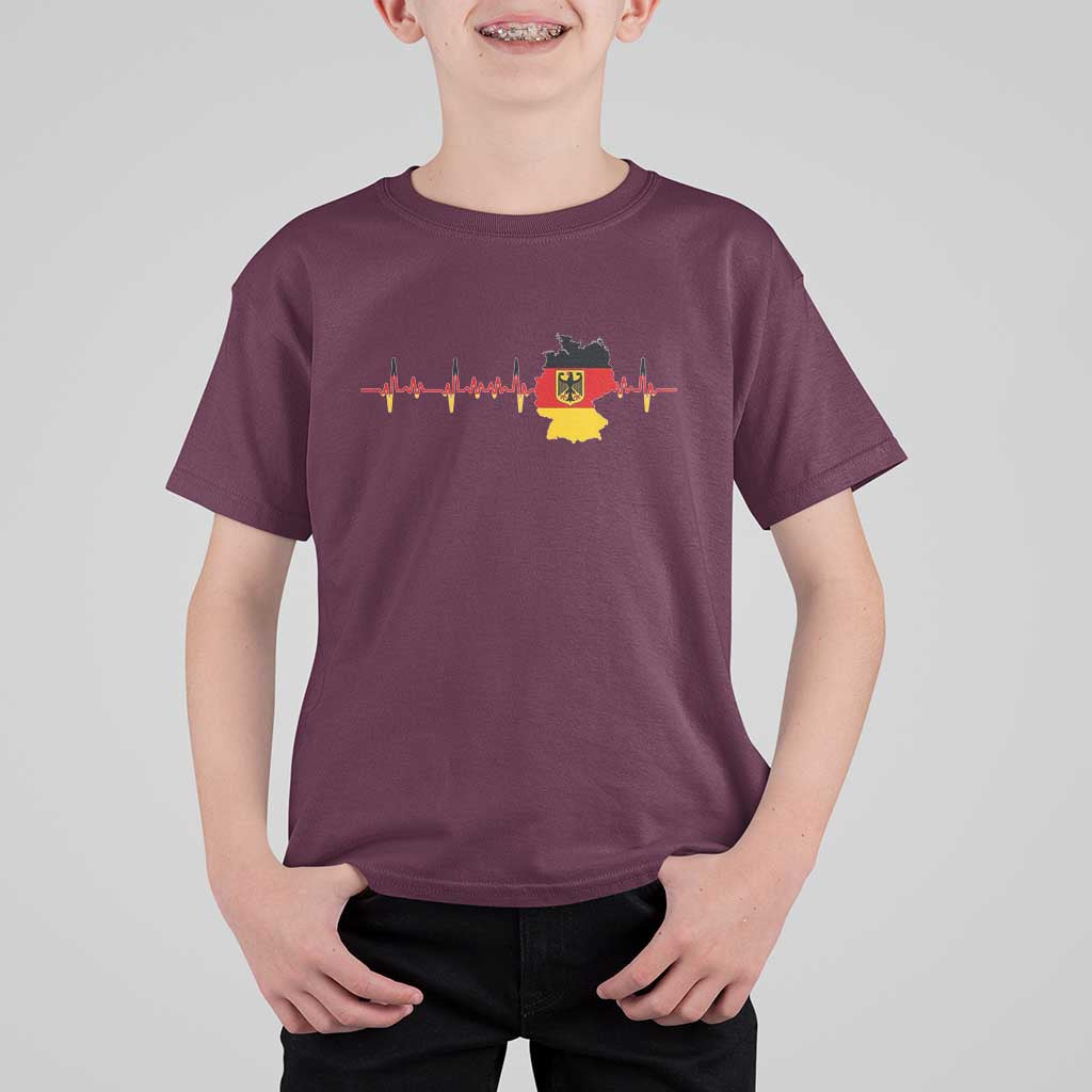 Deutschland Flag Eagle Vintage German Heritage Pride T Shirt For Kid