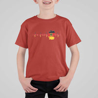 Deutschland Flag Eagle Vintage German Heritage Pride T Shirt For Kid