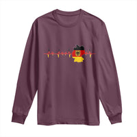 Deutschland Flag Eagle Vintage German Heritage Pride Long Sleeve Shirt