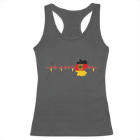 Deutschland Flag Eagle Vintage German Heritage Pride Racerback Tank Top