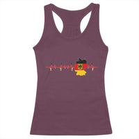 Deutschland Flag Eagle Vintage German Heritage Pride Racerback Tank Top