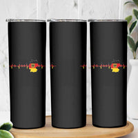 Deutschland Flag Eagle Vintage German Heritage Pride Skinny Tumbler