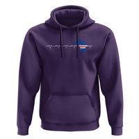 Germany Heartbeat EKG Deutschland Flag Map Hoodie