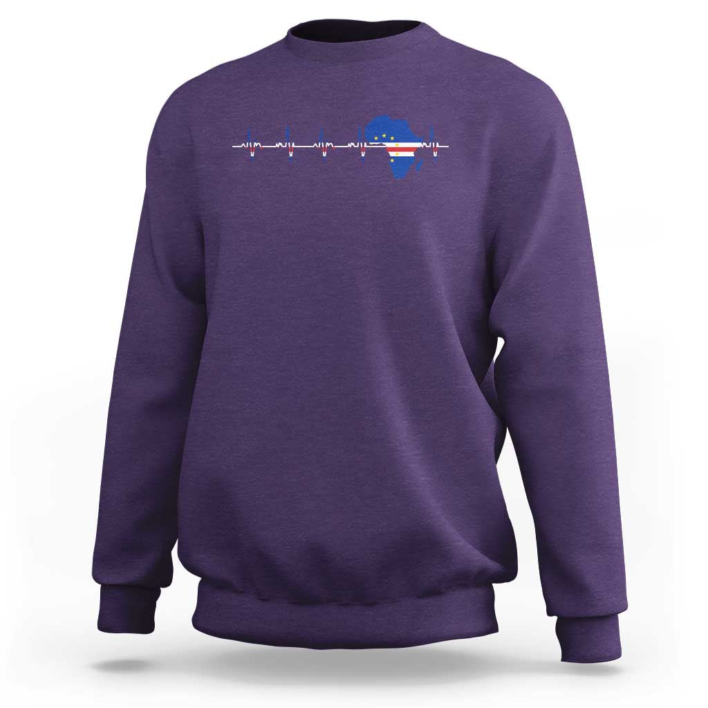 Germany Heartbeat EKG Deutschland Flag Map Sweatshirt