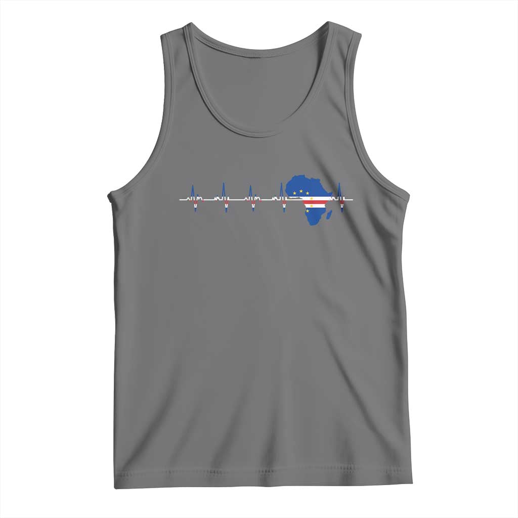 Germany Heartbeat EKG Deutschland Flag Map Tank Top