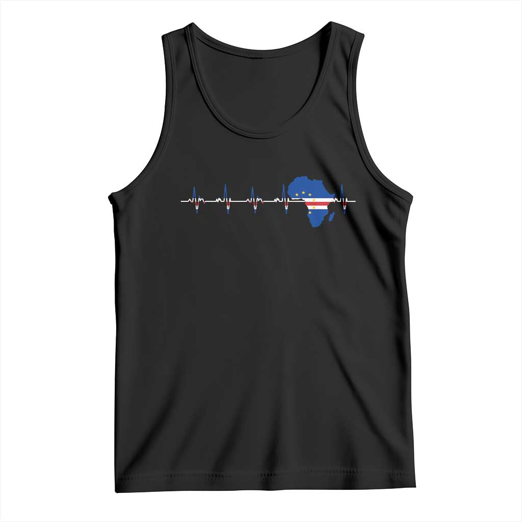 Germany Heartbeat EKG Deutschland Flag Map Tank Top