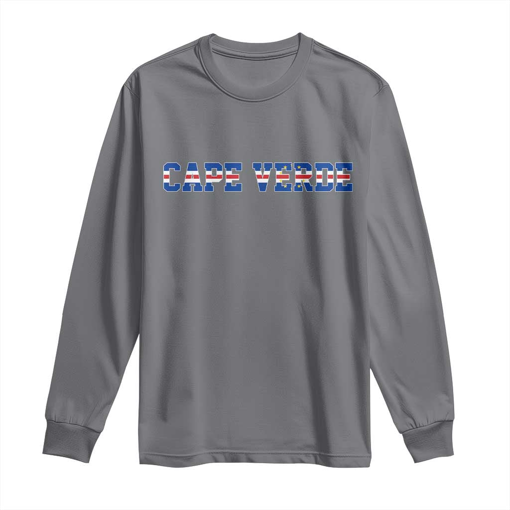 Cabo Verde Flag Cabo Verdean Pride Long Sleeve Shirt
