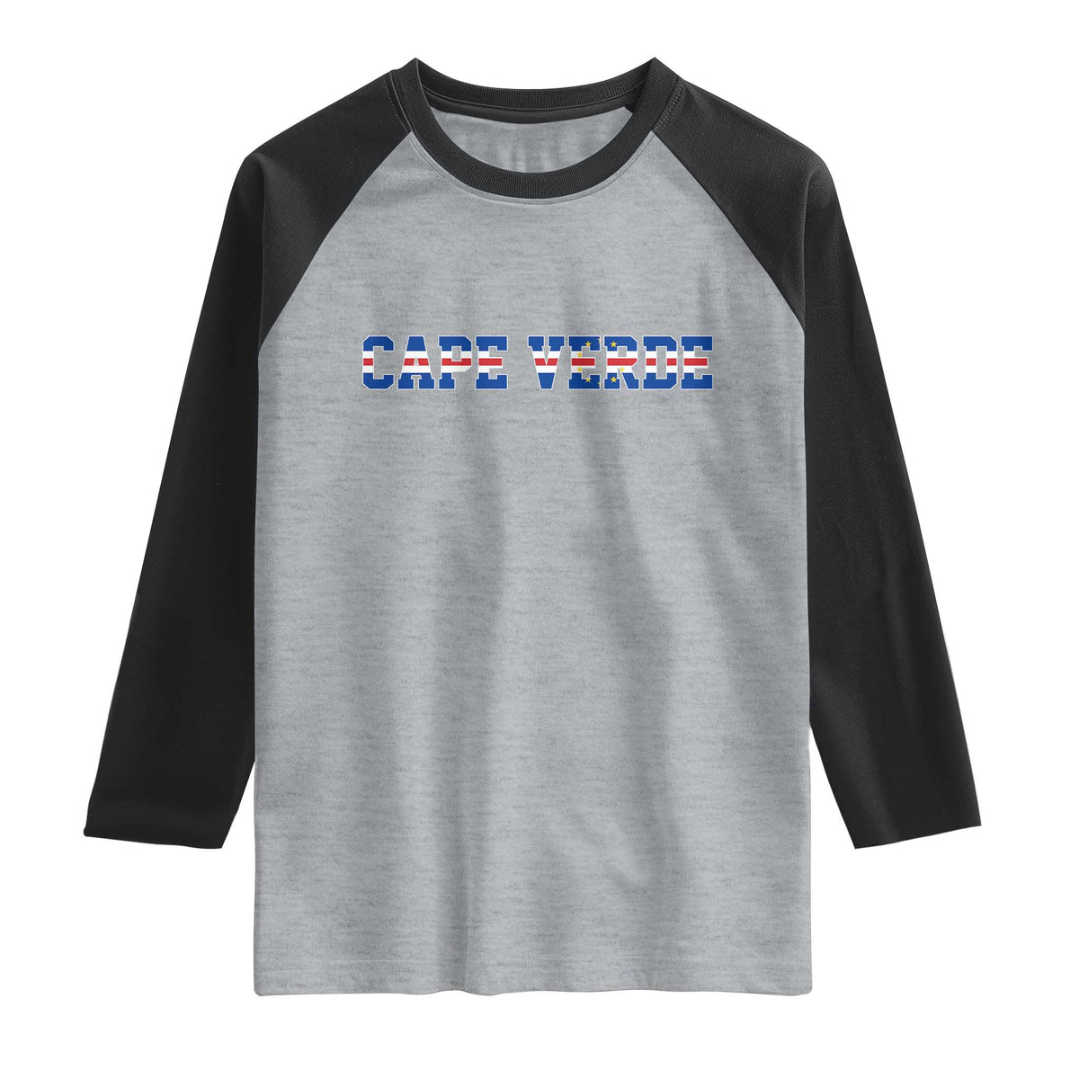 Cabo Verde Flag Cabo Verdean Pride Raglan Shirt
