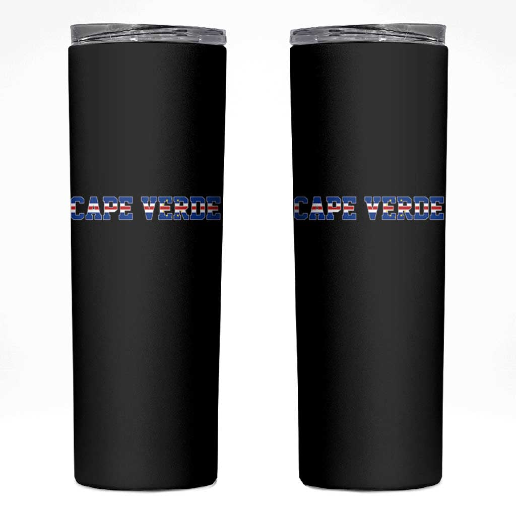 Cabo Verde Flag Cabo Verdean Pride Skinny Tumbler