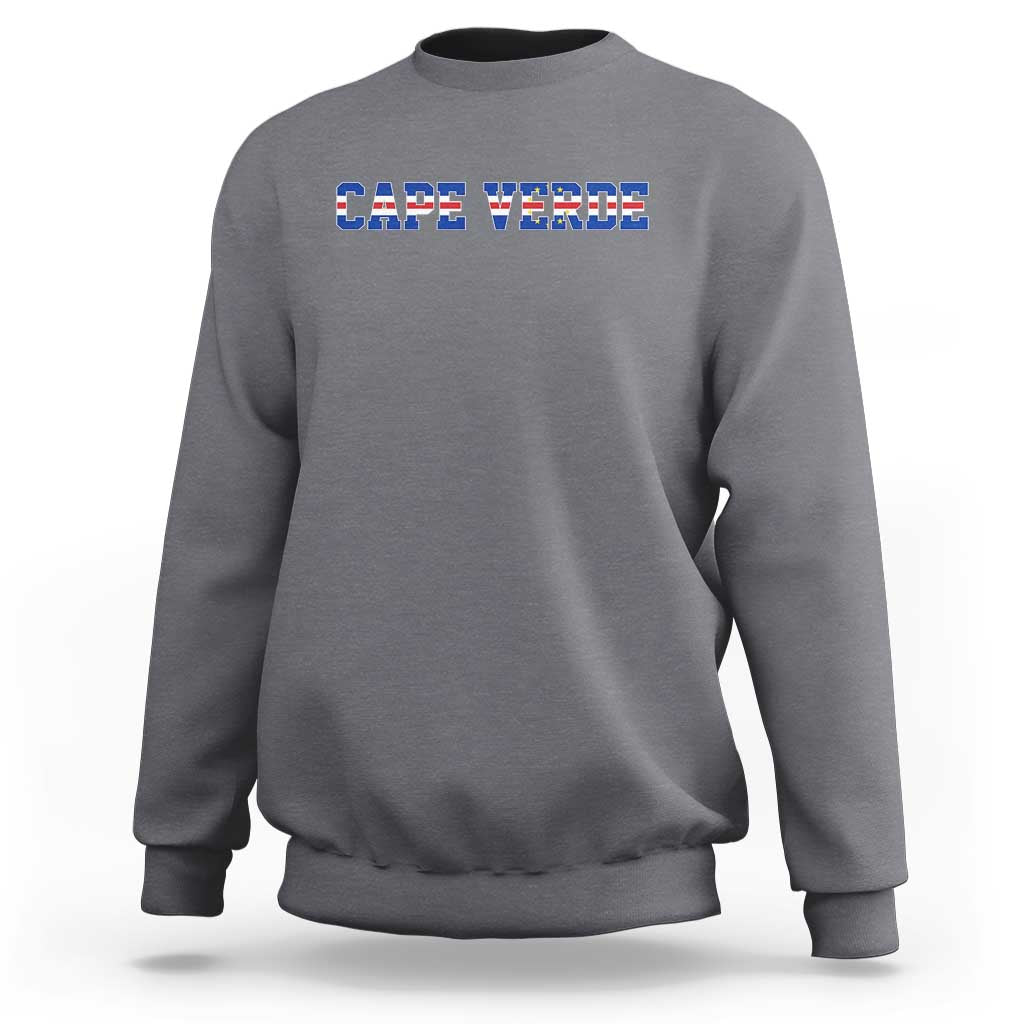 Cabo Verde Flag Cabo Verdean Pride Sweatshirt