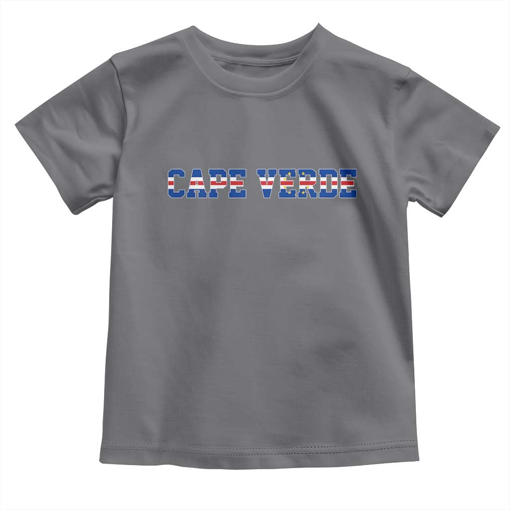 Cabo Verde Flag Cabo Verdean Pride Toddler T Shirt
