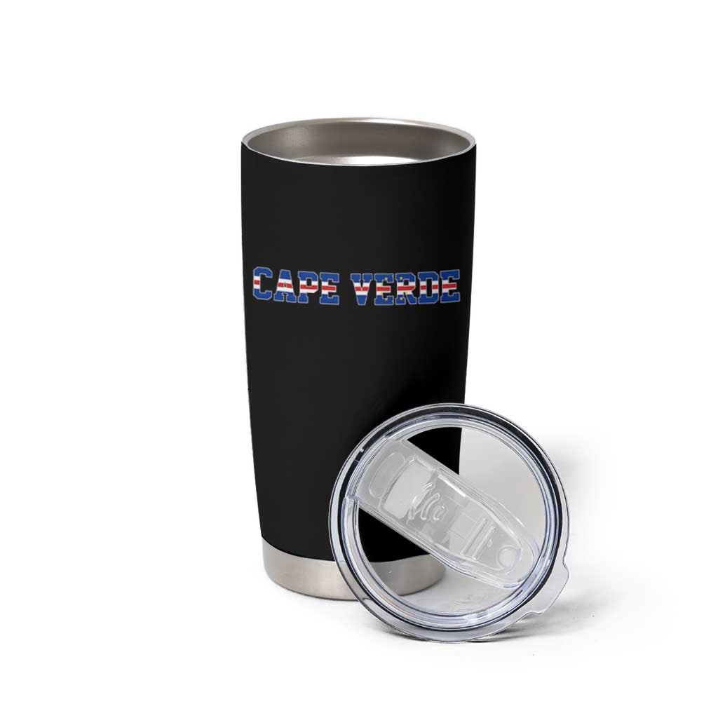 Cabo Verde Flag Cabo Verdean Pride Tumbler Cup