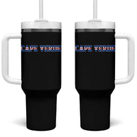 Cabo Verde Flag Cabo Verdean Pride Tumbler With Handle