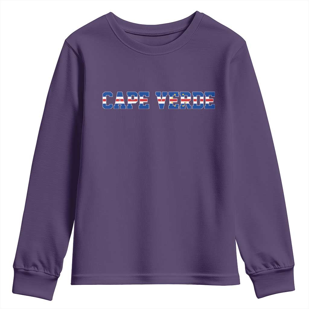 Cabo Verde Flag Cabo Verdean Pride Youth Sweatshirt