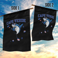 Cape Verde Flag Map Shark Cape Verdean Roots Garden Flag