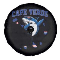 Cape Verde Flag Map Shark Cape Verdean Roots Spare Tire Cover