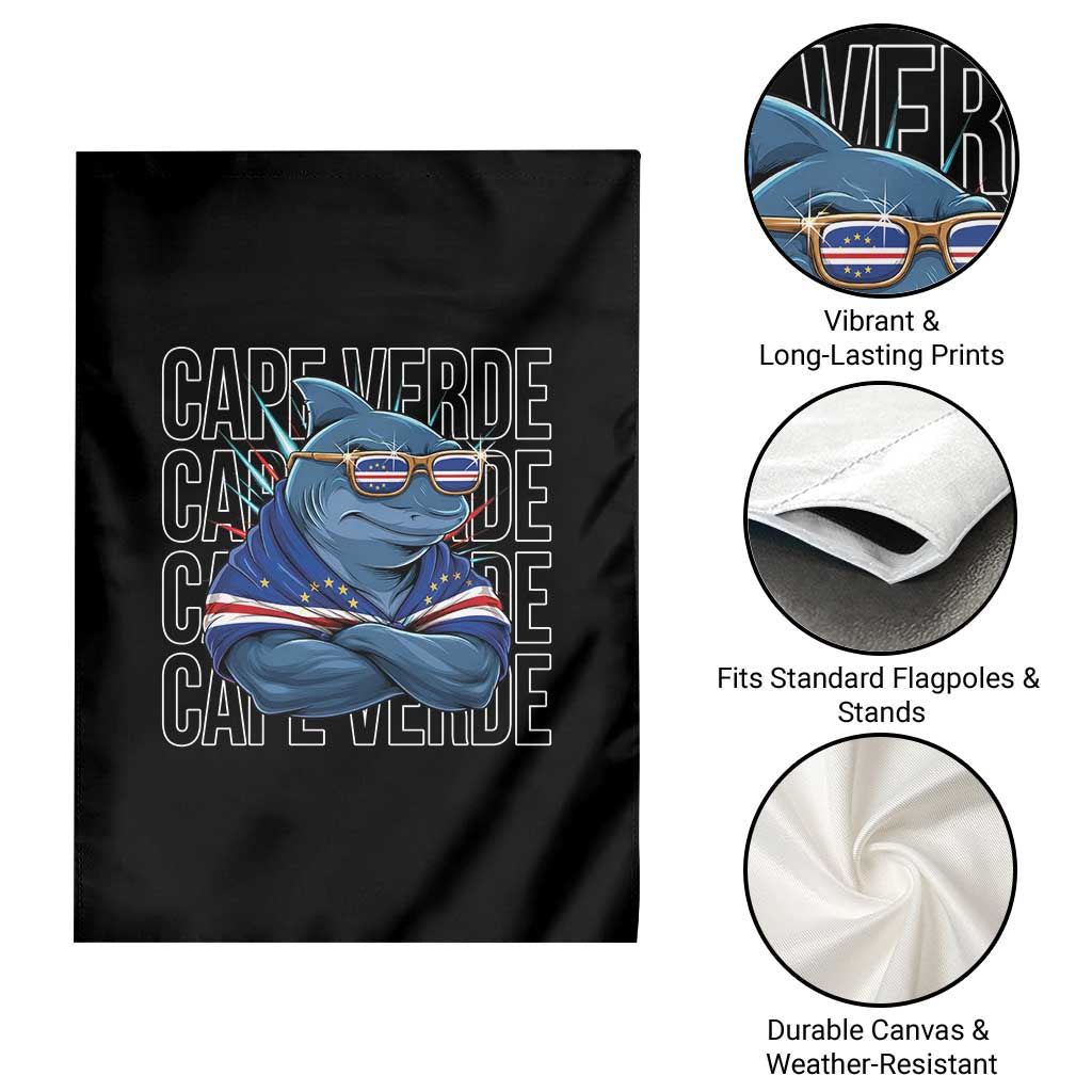 Cape Verde Flag Shark Cape Verdean Roots Cabo Verde Garden Flag