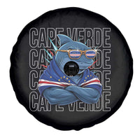Cape Verde Flag Shark Cape Verdean Roots Cabo Verde Spare Tire Cover