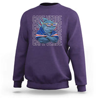 Cape Verde Flag Shark Cape Verdean Roots Cabo Verde Sweatshirt