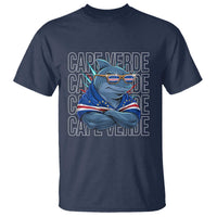 Cape Verde Flag Shark Cape Verdean Roots Cabo Verde T Shirt