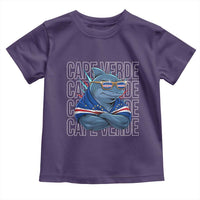 Cape Verde Flag Shark Cape Verdean Roots Cabo Verde Toddler T Shirt