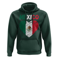 Mexican Flag Heart Mexico City Independence Day Gift Hoodie