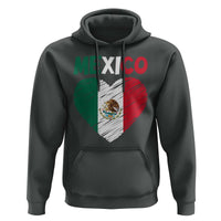 Mexican Flag Heart Mexico City Independence Day Gift Hoodie
