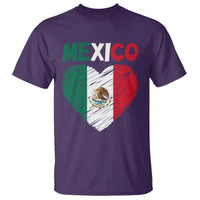 Mexican Flag Heart Mexico City Independence Day Gift T Shirt