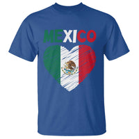 Mexican Flag Heart Mexico City Independence Day Gift T Shirt